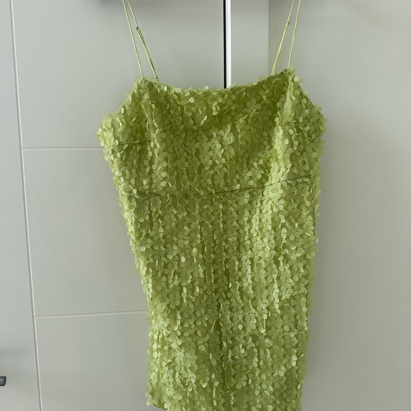 Anthropologie 3D Floral Embellished Mini Dress - Picture 4 of 12